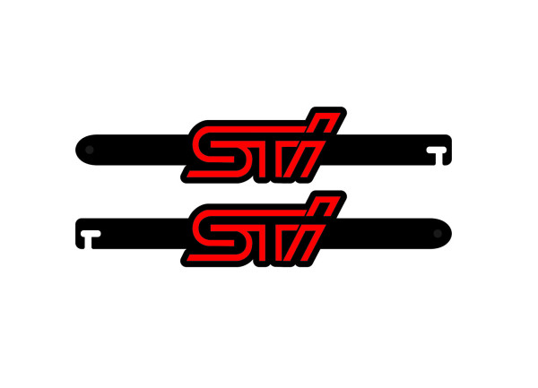 Door props with logo STI Door props with logo STI