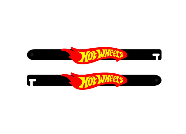 Door props with logo Hot Wheels