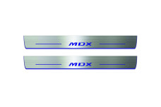 Door sills for Acura MDX II 2006-2013 with logo MDX (front doors) Door sills for Acura MDX II 2006-2013 with logo MDX (front doors)