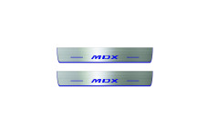 Door sills for Acura MDX II 2006-2013 with logo MDX (rear doors) Door sills for Acura MDX II 2006-2013 with logo MDX (rear doors)