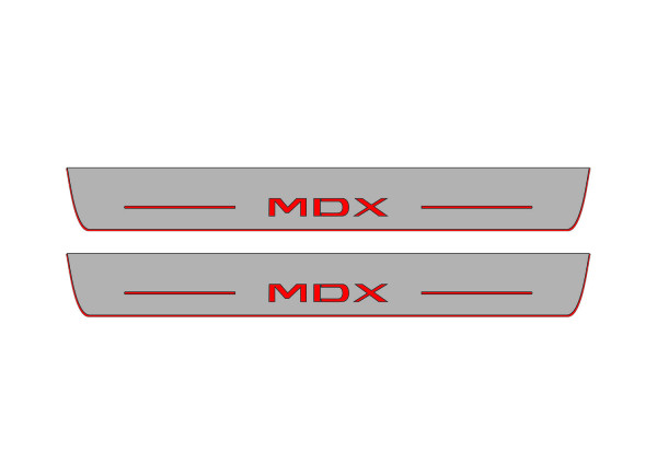 Door sills for Acura MDX IV 2021+ with logo MDX (front doors)