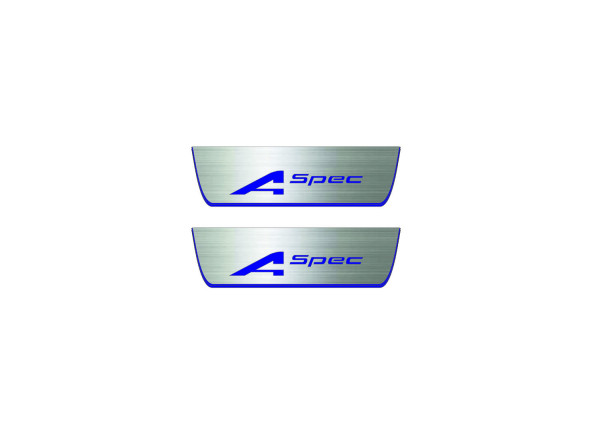 Door sills for Acura TLX II 2020+ with logo A-Spec (rear doors) Door sills for Acura TLX II 2020+ with logo A-Spec (rear doors)
