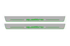 Door sills for Audi A4 B8 2007-2016 with logo Quattro (front doors)
