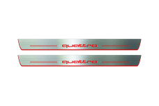 Door sills for Audi A4 B8 2007-2016 with logo Quattro (front doors)