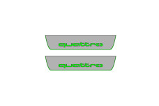 Door sills for Audi A4 B8 2007-2016 with logo Quattro (rear doors)