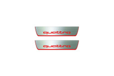 Door sills for Audi A4 B8 2007-2016 with logo Quattro (rear doors)