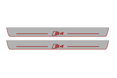 Door sills for Audi A4 B8 2007-2016 with logo S4 (front doors)