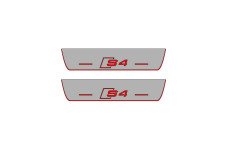 Door sills for Audi A4 B8 2007-2016 with logo S4 (rear doors)