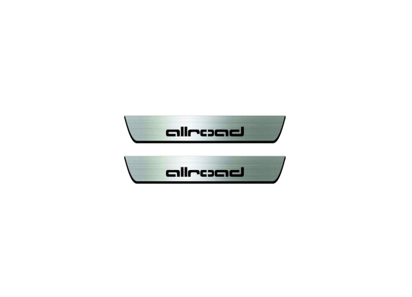 Door sills for Audi A6 C7 2011-2018 with logo Allroad (rear doors) Door sills for Audi A6 C7 2011-2018 with logo Allroad (rear doors)