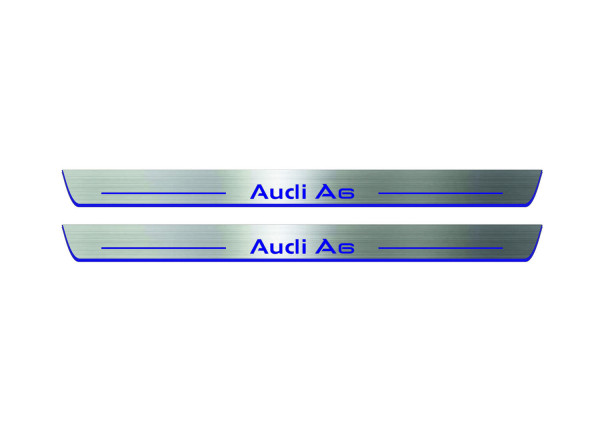 Door sills for Audi A6 C7 2011-2018 with logo Audi A6 (front doors) Door sills for Audi A6 C7 2011-2018 with logo Audi A6 (front doors)