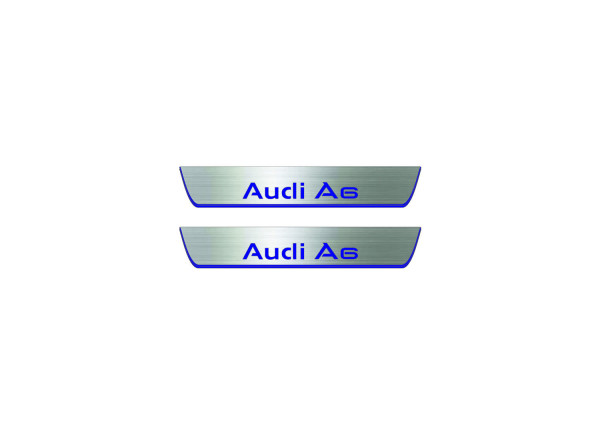 Door sills for Audi A6 C7 2011-2018 with logo Audi A6 (rear doors) Door sills for Audi A6 C7 2011-2018 with logo Audi A6 (rear doors)