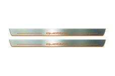 Door sills for Audi A6 C7 2011-2018 with logo Quattro (front doors)