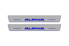 Door sills for BMW 3 F30 2012-2018 with logo Alpina (front doors)
