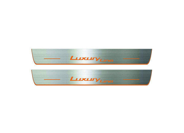 Door sills for BMW 3 F30 2012-2018 with logo Luxury Line (front doors) Door sills for BMW 3 F30 2012-2018 with logo Luxury Line (front doors)