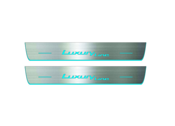 Door sills for BMW 5 G60 2023+ with logo Luxury Line (front doors) Door sills for BMW 5 G60 2023+ with logo Luxury Line (front doors)