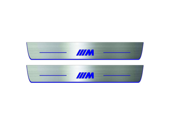 Door sills for BMW 5 G60 2023+ with logo ///M (front doors) Door sills for BMW 5 G60 2023+ with logo ///M (front doors)