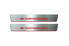 Door sills for BMW 5 G60 2023+ with logo M Performance (front doors) Door sills for BMW 5 G60 2023+ with logo M Performance (front doors)