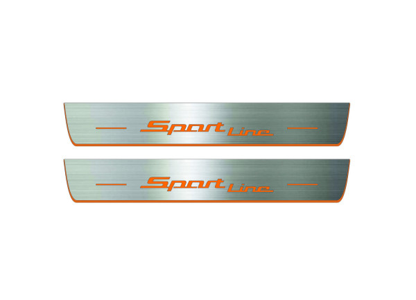 Door sills for BMW 5 G60 2023+ with logo Sport Line (front doors) Door sills for BMW 5 G60 2023+ with logo Sport Line (front doors)