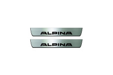 Door sills for BMW 5 E34 1987-1996 with logo Alpina (rear doors)