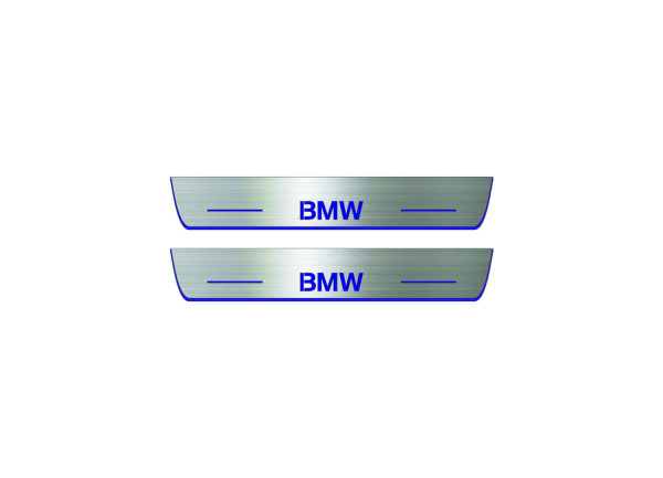 Door sills for BMW 5 E34 1987-1996 with logo BMW (rear doors) Door sills for BMW 5 E34 1987-1996 with logo BMW (rear doors)