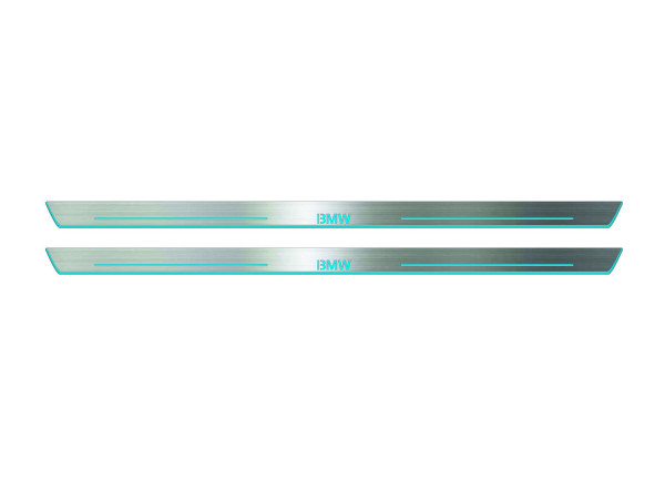 Door sills for BMW X5 E53 1999-2006 with logo BMW (front doors) Door sills for BMW X5 E53 1999-2006 with logo BMW (front doors)