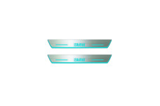 Door sills for BMW X5 E53 1999-2006 with logo BMW (rear doors) Door sills for BMW X5 E53 1999-2006 with logo BMW (rear doors)