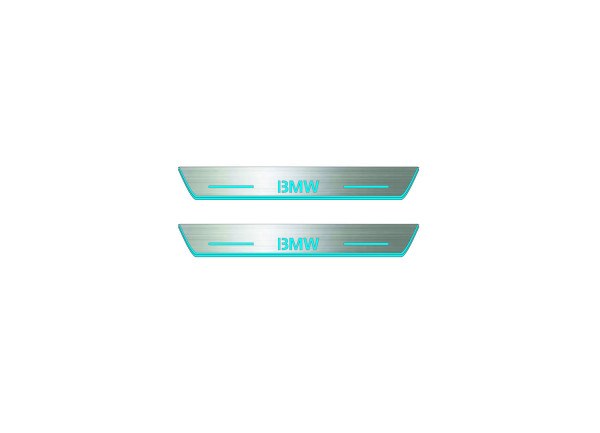 Door sills for BMW X5 E53 1999-2006 with logo BMW (rear doors) Door sills for BMW X5 E53 1999-2006 with logo BMW (rear doors)