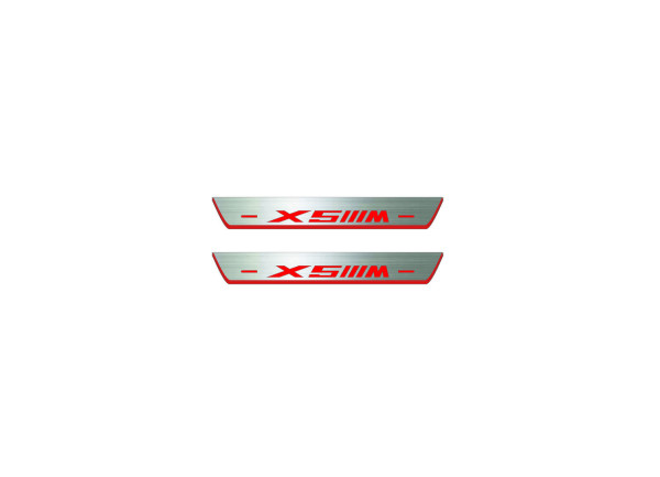 Door sills for BMW X5 E53 1999-2006 with logo X5M (rear doors) Door sills for BMW X5 E53 1999-2006 with logo X5M (rear doors)