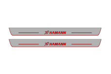 Door sills for BMW X5 E70 2006-2013 with logo Hamann (front doors)