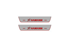 Door sills for BMW X5 E70 2006-2013 with logo Hamann (rear doors)