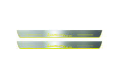Door sills for BMW X5 E70 2006-2013 with logo Luxury Line (front doors) Door sills for BMW X5 E70 2006-2013 with logo Luxury Line (front doors)