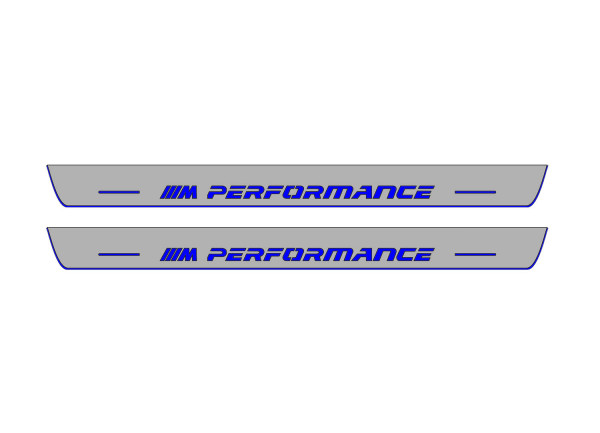 Door sills for BMW X5 E70 2006-2013 with logo ///M Performance (front doors)
