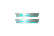 Door sills for BMW X5 E70 2006-2013 with logo Sport Line (rear doors) Door sills for BMW X5 E70 2006-2013 with logo Sport Line (rear doors)