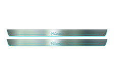 Door sills for Cadillac ATS Coupe 2012+ with logo Cadillac (front doors)