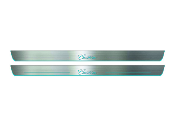 Door sills for Cadillac ATS Coupe 2012+ with logo Cadillac (front doors) Door sills for Cadillac ATS Coupe 2012+ with logo Cadillac (front doors)