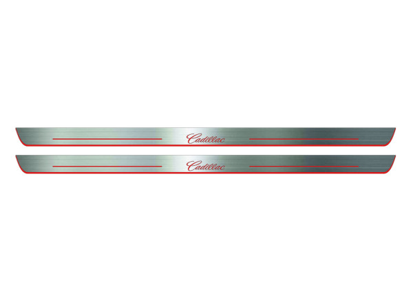 Door sills for Cadillac CTS II Coupe 2008-2014 with logo Cadillac Door sills for Cadillac CTS II Coupe 2008-2014 with logo Cadillac