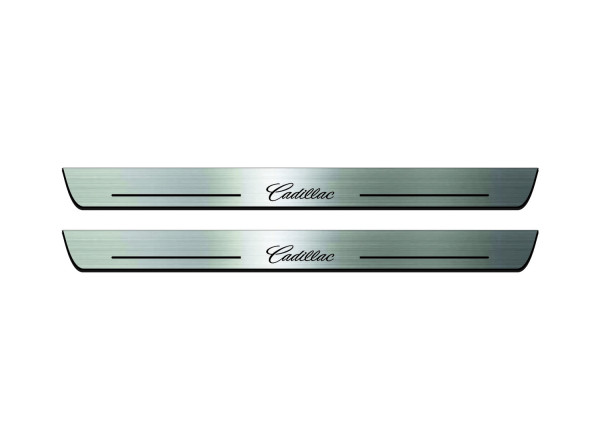 Door sills for Cadillac CTS II 2007-2014 with logo Cadillac (front doors) Door sills for Cadillac CTS II 2007-2014 with logo Cadillac (front doors)