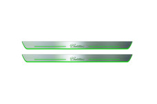 Door sills for Cadillac Escalade IV 2014-2020 with logo Cadillac (front doors)