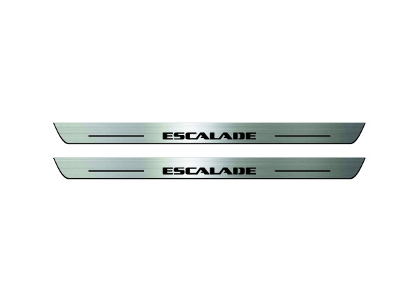 Door sills for Cadillac Escalade IV 2014-2020 (front doors) Door sills for Cadillac Escalade IV 2014-2020 (front doors)