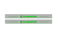 Door sills for Chevrolet Camaro VI 2016+ with logo Transformers (front doors)