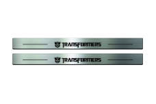 Door sills for Chevrolet Camaro VI 2016+ with logo Transformers Door sills for Chevrolet Camaro VI 2016+ with logo Transformers