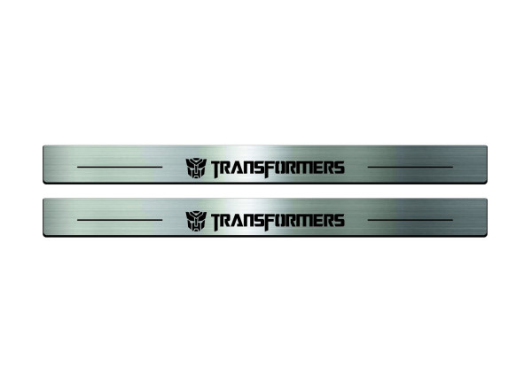 Door sills for Chevrolet Camaro VI 2016+ with logo Transformers Door sills for Chevrolet Camaro VI 2016+ with logo Transformers