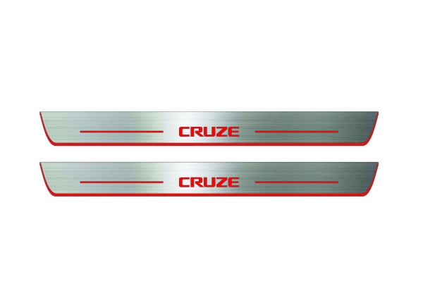 Door sills for Chevrolet Cruze I 2008-2016 (front doors) Door sills for Chevrolet Cruze I 2008-2016 (front doors)