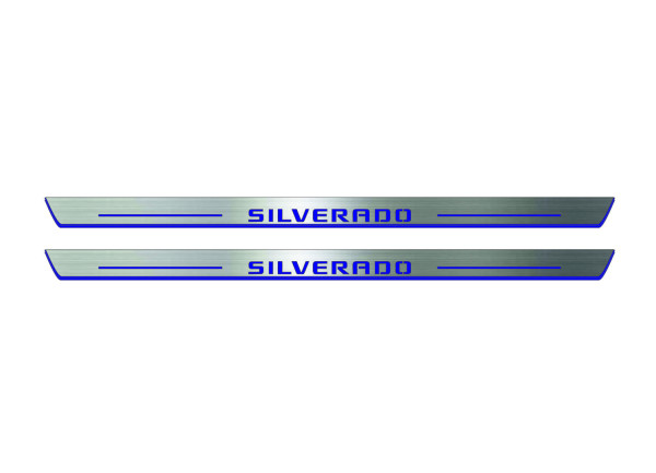 Door sills for Chevrolet Silverado III 2014-2019 (front doors) Door sills for Chevrolet Silverado III 2014-2019 (front doors)