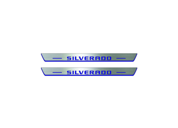 Door sills for Chevrolet Silverado III 2014-2019 (rear doors) Door sills for Chevrolet Silverado III 2014-2019 (rear doors)