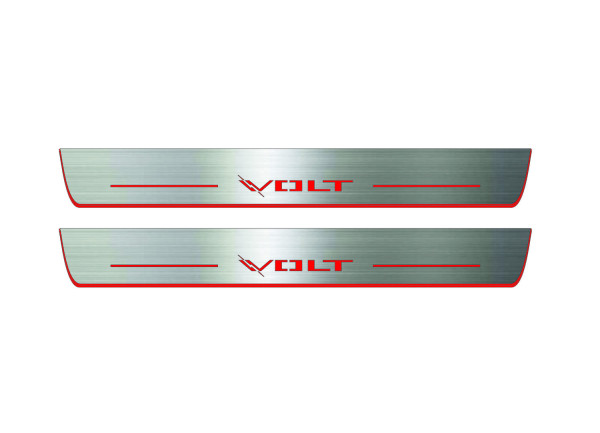 Door sills for Chevrolet Volt II 2016-2019 (front doors) Door sills for Chevrolet Volt II 2016-2019 (front doors)