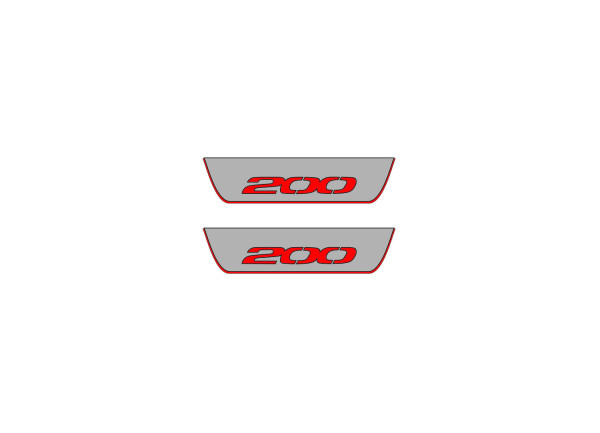 Door sills for Chrysler 200 II 2015-2017 (rear doors)