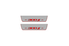 Door sills for Chrysler 300C II 2011+ with logo 300S (rear doors)