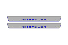 Door sills for Chrysler 300C II 2011+ with logo Chrysler (front doors)