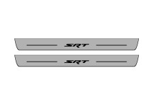 Door sills for Chrysler 300C II 2011+ with logo SRT (front doors)
